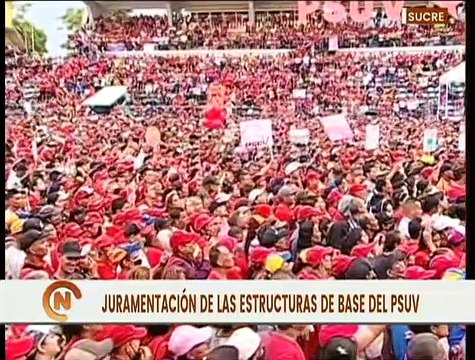 Primer Vicepdte. del PSUV Diosdado Cabello juramenta las estructuras de Base del estado Sucre