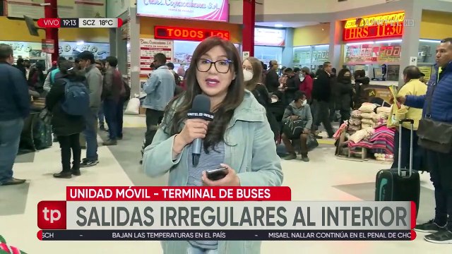 Bloqueos en la vía La Paz- Oruro y en la carretera nueva a Santa Cruz afecta salida de buses