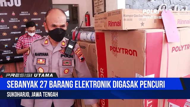 Dalam Kurun Waktu Sehari, Polres Sukoharjo Berhasil Bekuk Pelaku Pencurian Di Ruko Bulu