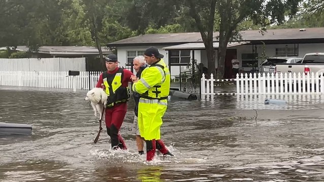 Central Florida residents escape Ian’s torrential, flooding rains