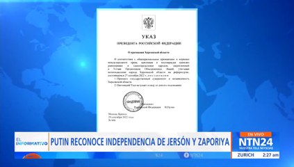 Esto es lo que se sabe del decreto de anexión que firmará Vladimir Putin