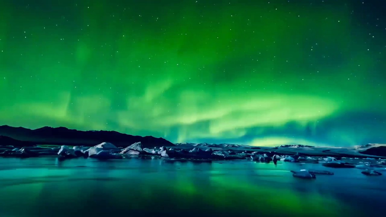 Relaxing with aurora boriolis । northern lights ।  relaxing । soothing । music