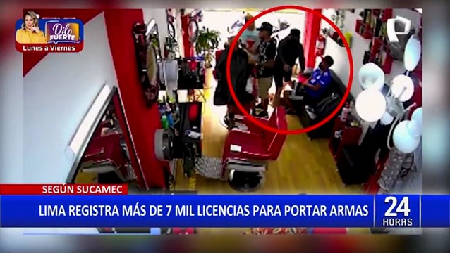Sucamec: Lima es la región con mayor trámite de licencias para portar armas
