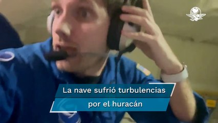 Cazador de huracanes capta momento en que se acerca a "Ian"