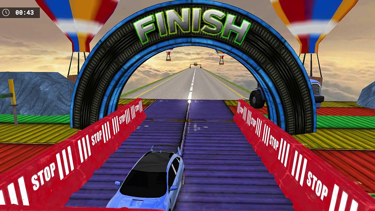 Real Car Stunt Racing Game V3 - Crazy Car GT Driving Game - Android GamePlay