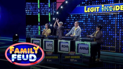 Family Feud Philippines: Pamamayagpag ng Legit Insiders, hindi na maawat!