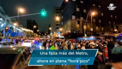 Falla en Línea 2 provoca caos en la CDMX, otra vez