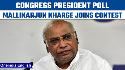 Скачать видео: Mallikarjun Kharge to run for Congress president election, to file nomination | Oneindia News*News