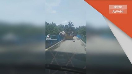 Kebersihan Sungai | Pemandu lori buang sampah dalam sungai ditahan