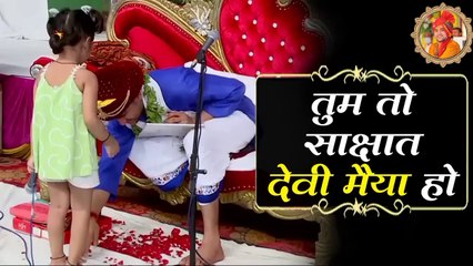 बच्ची के रूप में गुरुदेव से मिलने आई देवी मां _ Bageshwar Dham Sarkar Divya Darbar _ Varanasi