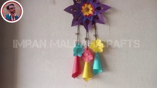 how to make a beautiful flowers with colour full papper crafts