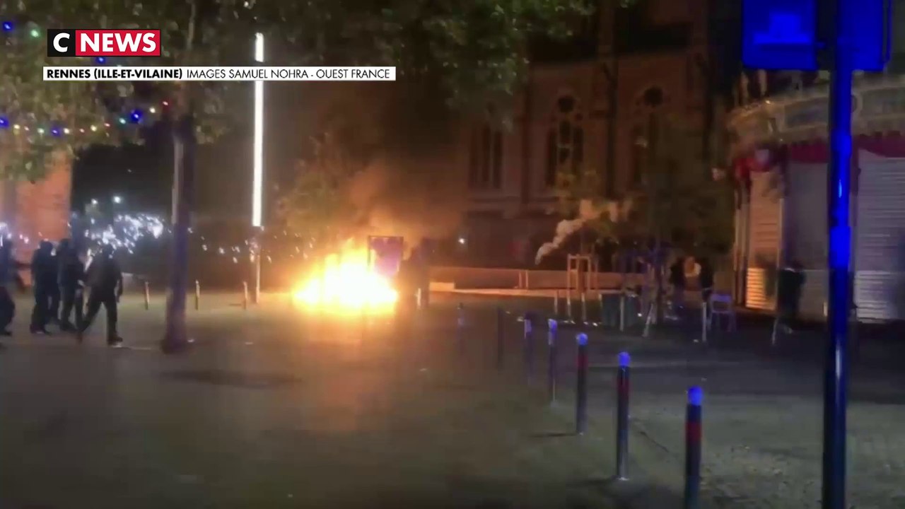 Rennes : des manifestants provoquent des émeutes en centre-ville