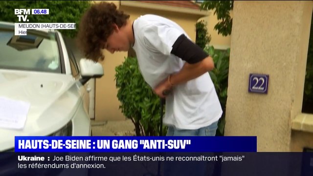 À Meudon, des activistes écologistes, surnommés les dégonfleurs , s'en prennent aux pneus des SUV, jugés trop polluants