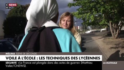 Sur CNews, des jeunes filles voilées expliquent leurs "ruses" pour pouvoir continuer à porter leurs tenues dans les écoles malgré le règlement - VIDEO