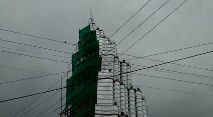 কাল হল দমকা হাওয়া, ভেঙে গেল আলিপুরদুয়ারের মণ্ডপ | Oneindia Bengali