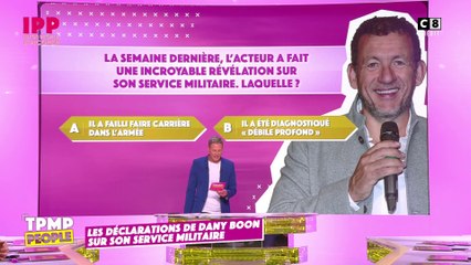 Dany Boon diagnostiqué "débile profond" sur son service militaire