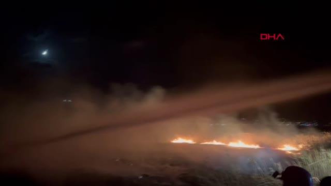 Son dakika haberleri... EĞİRDİR GÖLÜ KIYISINDA YANGIN