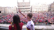 Le succès d'Evenepoel aux mondiaux de cyclisme célébré à Bruxelles