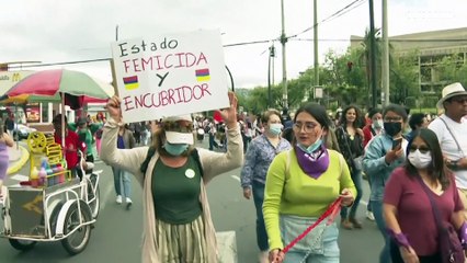 Ecuador | Protesta feminista en Quito tras el asesinato de María Belén Bernal