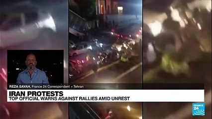 Top Iran official warns against protests amid serious unrest