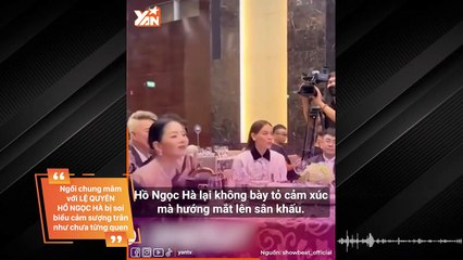 khi ngồi cạnh Lệ Quyên