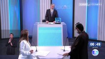 Assista aos melhores momentos do debate presidencial na Globo
