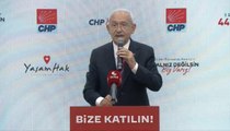 KILIÇDAROĞLU: HER ANNENİN EVLADINI HUZUR İÇİNDE YATAĞA YATIRDIĞI BİR TÜRKİYE İSTİYORUM