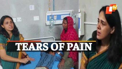 IAS Officer Breaks Into Tears After Seeing Condition Of Accident Victims In Lakhimpur Kheri