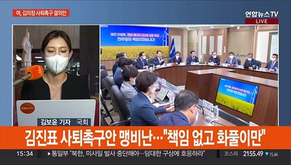 여 "김진표 의장 사퇴해야"…야 "거짓말 정부"