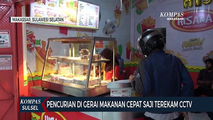Pencurian Di Gerai Makanan Cepat Saji Terekam CCTV