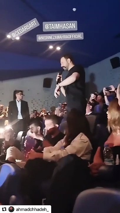 تيم حسن يطلب الحصول على أمواله خلال افتتاح فيلم الهيبة