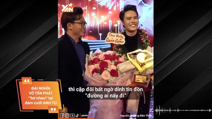 Đại Nghĩa - Võ Tấn Phát từng dính tin đồn hẹn hò: Nay ngó lơ nhau trong đám cưới của Anh Tú