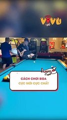 Phong cách chơi bida cực mới cực chất