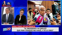 Mariano González: “Si Fray Vásquez viajó en el avión, la responsabilidad es de Pedro Castillo”