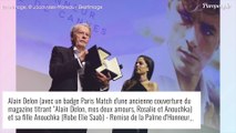 Alain Delon heureux au côté d'Anouchka : sublime selfie père-fille pour les retrouvailles