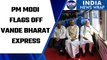 PM Modi flags off Vande Bharat Express from Gandhinagar, Watch | Oneindia News *News