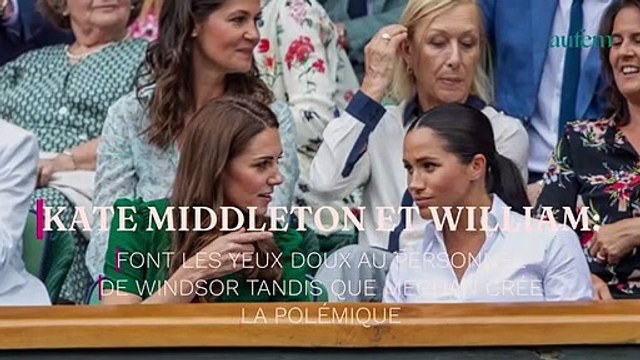Kate Middleton et William font les yeux doux au personnel de Windsor tandis que Meghan crée la polémique