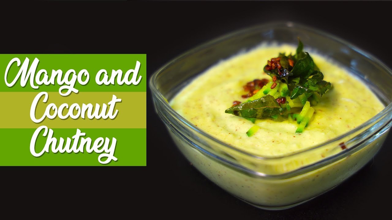 Authentic Raw Mango and Coconut Chutney Quick and Healthy Recipe