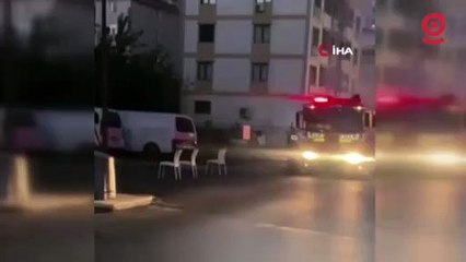 Elektrik kabloları bomba gibi patladı
