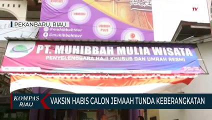 Vaksin Habis Calon Jemaah Tunda Keberangkatan
