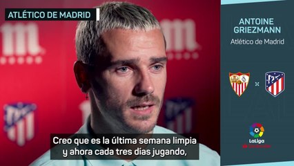 Griezmann: "Intentaremos ser un equipo valiente contra el Sevilla"