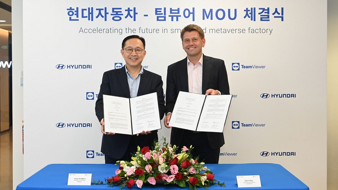[기업] "스마트 팩토리 구현"...팀뷰어-현대차, 파트너십 체결 / YTN