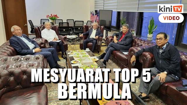 Mesyuarat 'Top 5' Umno bermula, bincang tarikh PRU15