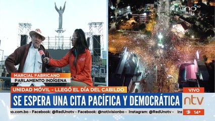 Indígenas Chiquitanos apoyan el cabildo por el Censo 2023.