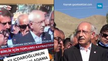 Bir vatandaşın Kılıçdaroğlu'nun arkasında burnunu karıştırması gündem olmuştu; elini Kılıçdaroğlu'nun ceketine silmemiş