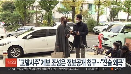 '고발사주' 제보 조성은 정보공개 청구…"진술 왜곡"