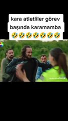 Kara atletliler görev başında 