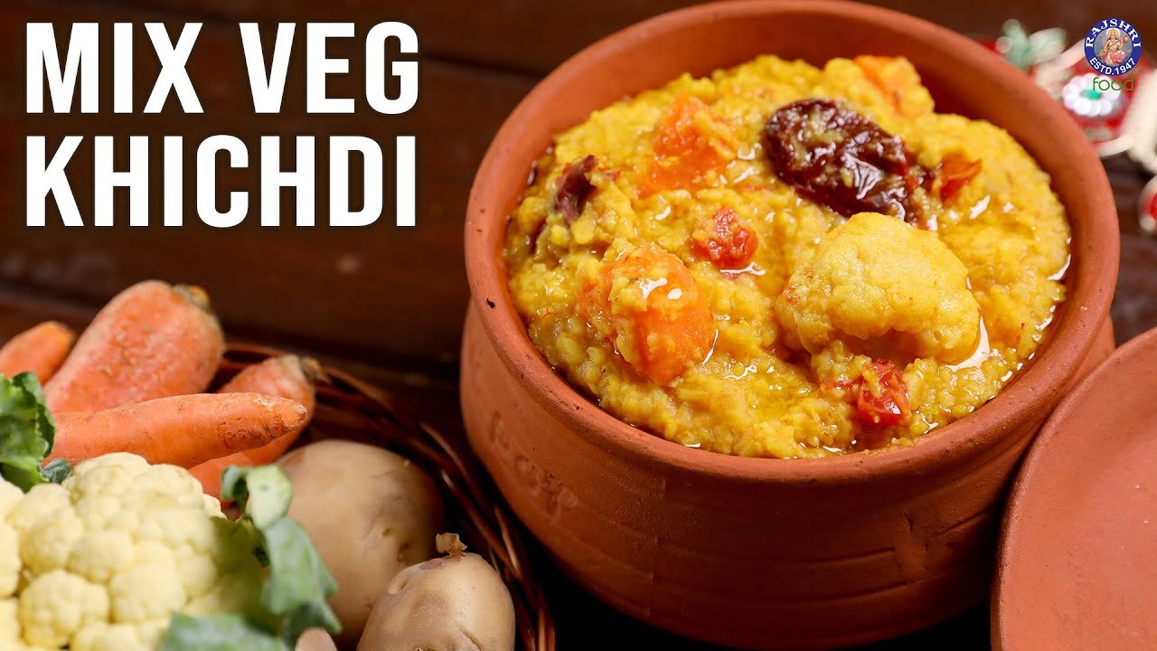 Mix Veg Masala Khichdi No Onion No Garlic Satvik Khichdi Healthy