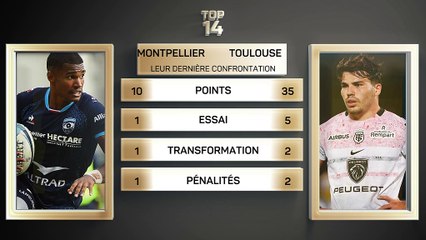 5e j. - Montpellier vs. Toulouse en chiffres