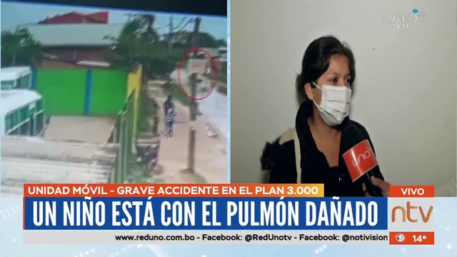 Menor arrollado por vehículo en el Plan 3000 quedó con el pulmón dañado. Madre del niño, pide que el responsable del accidente, se haga cargo de los gastos médicos y de su recuperación.